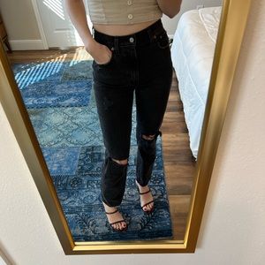 Abercrombie & Fitch Ultra High rise 90’s Straight Jeans